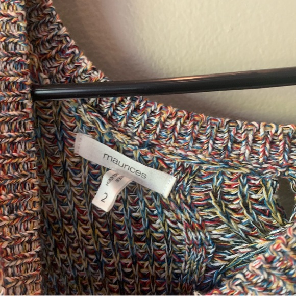 Maurices Multi Color Knit Sweater - Picture 3 of 5